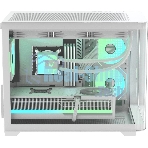 Компьютерный корпус AeroCool/Formula Crystal U2M Floe белый без БП mATX 1xUSB 3.0 audio bott PSU