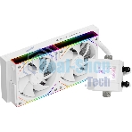 Система жидкостного охлаждения Thermalright Core Matrix 240 Vision (240мм, LED, White, ARGB/Fans: 2x120мм, 68.9CFM, 28.2dBA, 2000RPM/Pump height 64.4мм, Rad thickness 27мм/S: 1700, 1200, 1851, 115X, AM5, AM4)