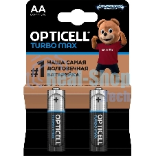 Батарея Opticell Turbo MAX LR6 AA (2шт) блистер