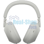 Беспроводные/проводные наушники Sony WH-1000XM6 серебро, полноразмерные, Bluetooth + проводной, адаптивное активное шумоподавление, до 40 ч