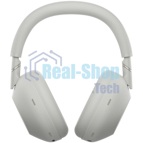 Беспроводные/проводные наушники Sony WH-1000XM6 серебро, полноразмерные, Bluetooth + проводной, адаптивное активное шумоподавление, до 40 ч