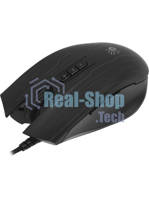 Мышь проводная A4Tech Bloody Q82 черный, 3200 dpi, USB, кнопки - 8