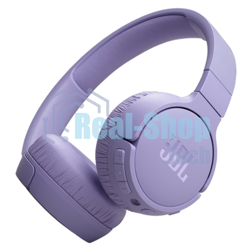 Беспроводные/проводные наушники JBL Tune 670NC фиолетовый, накладные, Bluetooth + проводной, активное шумоподавление