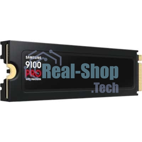 Накопитель SSD 2Tb Samsung 9100 PRO, M.2, PCI-E 5.0 x4, TLC 3D NAND R/W - 14700 (14800)/13400 (13300) Mb/s с радиатором
