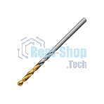 Сверло спиральное по металлу Denzel 3,2 x 65мм, Р6М5, Golden Tip, 2 шт.