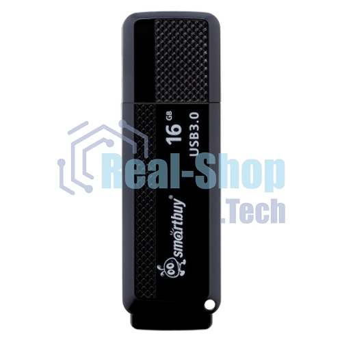 Флешка USB Smartbuy Dock (SB16GBDK-K3), 16Gb, USB 3.0/3.1, R/W 70/25, черный