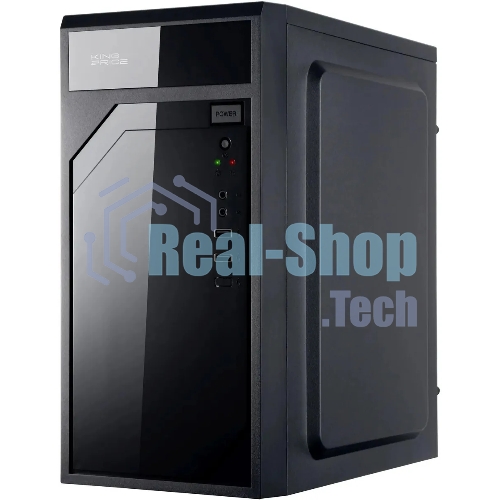 Компьютерный корпус KingPrice KPCC-MN208 черный без БП mATX 1x80мм 2x120мм 2xUSB 2.0 audio