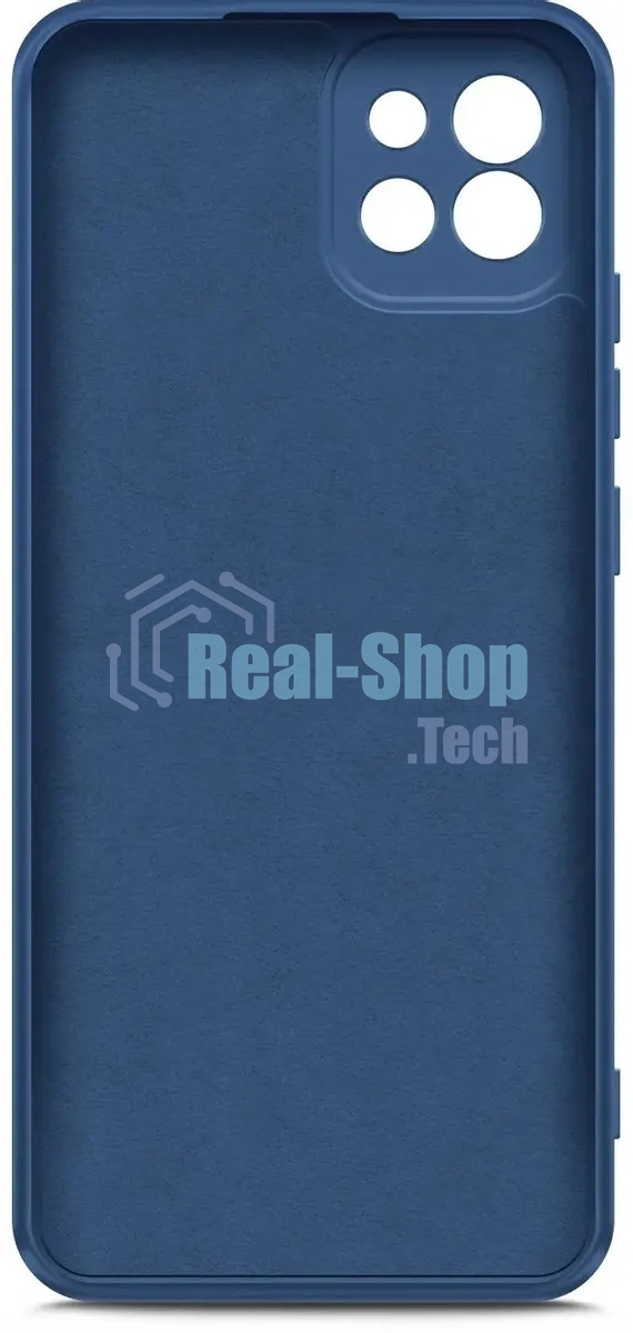 Чехол (клип-кейс) BoraSCO Microfiber Case для Samsung Galaxy A03 синий