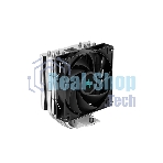 Кулер для процессора DEEPCOOL AG400 черный, 120 мм, алюминий/медь, 2000 об/мин, 31.6 дБ, 4 pin, 220 Вт, 150 мм