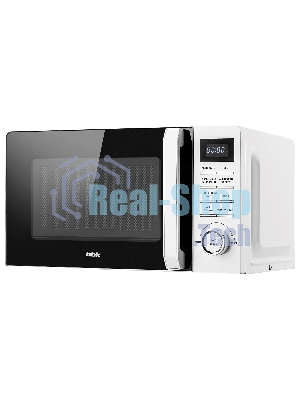 Микроволновая печь BBK 20MWS-720T/W белый, 20 л, 700 Вт, переключатели - кнопки, поворотный механизм