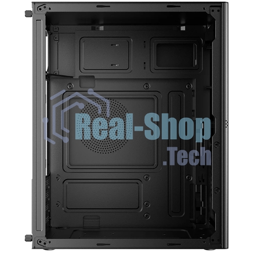 Компьютерный корпус CBR mATX Minitower V863, без БП, 1хUSB 3.0 Type C, 1хUSB 3.0, 1хUSB 2.0, HD Audio+Mic, черный PCC-MATX-V863-WPSU