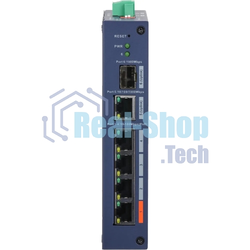 Коммутатор Dahua DH-CHS4106-4ET-60, 1×1 Гбит/с, управляемый