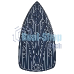 Утюг Delta LUX DL-710 белый с серо-голубым, 2400 Вт, 25 г/мин, 130 г/мин, 320 мл