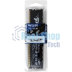 Оперативная память Patriot Signature Premium, DDR4, 8GB (1x8GB), 3200 MHz, CL22, с радиатором, чёрный