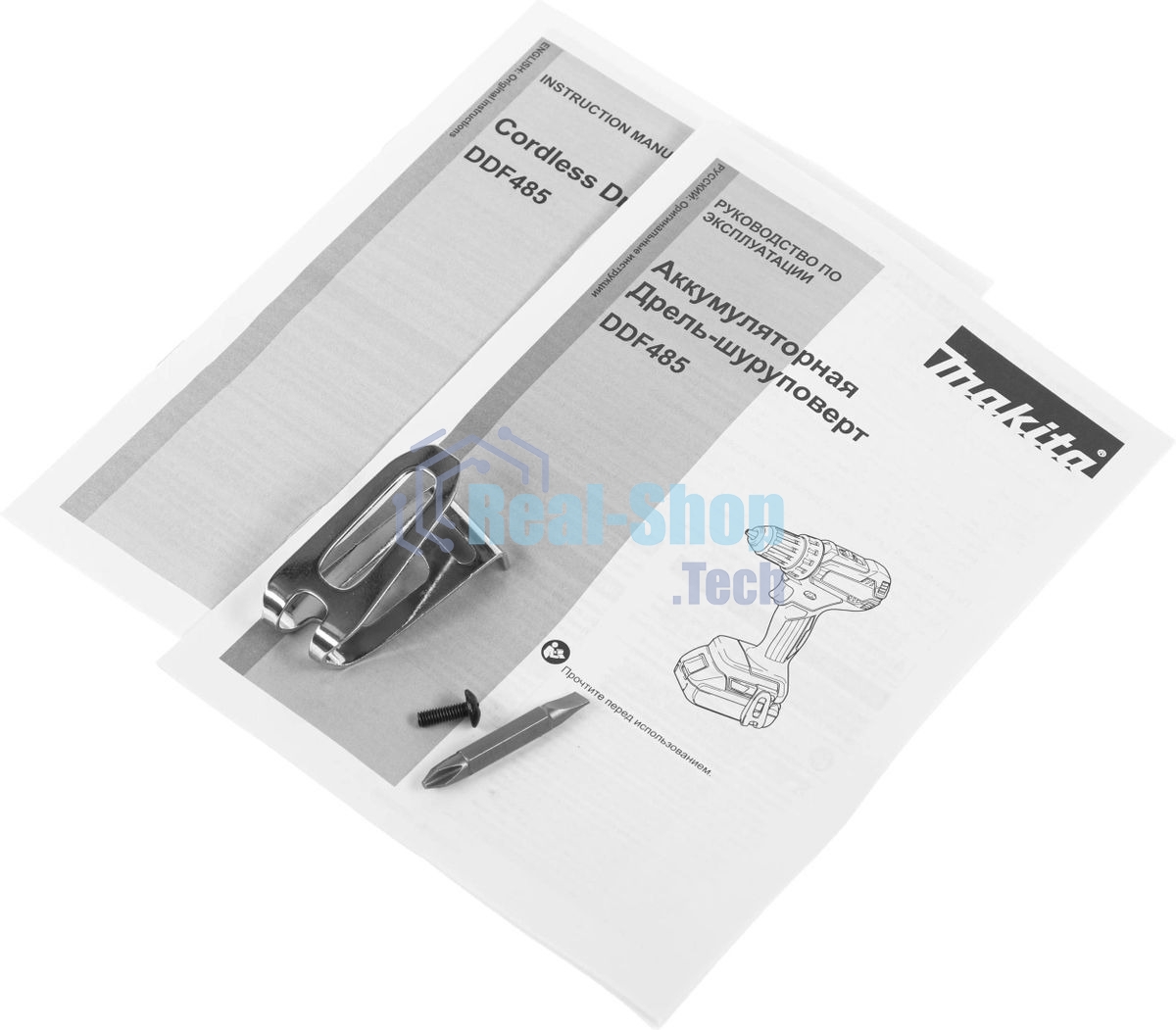 Дрель-шуруповерт Makita DDF485Z, 18 В, 0 Ач, 50 Нм, бесщеточный