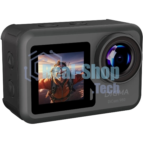 Экшн-камера Digma DiCam 980 1xCMOS 12Mpix черный