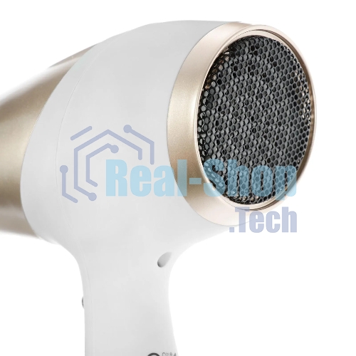 Фен Kelli KL-1125 белый/золотистый, 2400 Вт