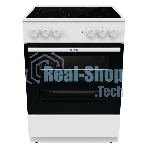 Плита электрическая Gorenje GEC6A11WG белый, конфорок 4 шт, духовка 65 л, 60 см x 85 см x 60 см