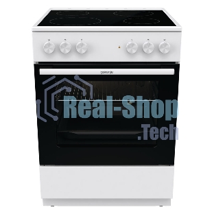 Плита электрическая Gorenje GEC6A11WG белый, конфорок 4 шт, духовка 65 л, 60 см x 85 см x 60 см