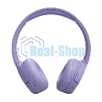 Беспроводные/проводные наушники JBL Tune 670NC фиолетовый, накладные, Bluetooth + проводной, активное шумоподавление