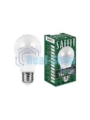 Лампа светодиодная SAFFIT SBA6015 (55010) 15Вт Е27 теплый