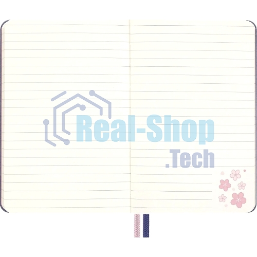 Блокнот Moleskine LIMITED EDITION SAKURA LESU08MM710 Pocket 90x140 мм, обложка текстиль, 160 страниц, линейка, синий, 2025