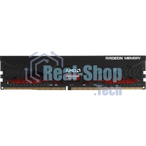 Оперативная память AMD Radeon R9, DDR4, 16GB (1x16GB), 3200MHz, CL16, DIMM, с радиатором, черный