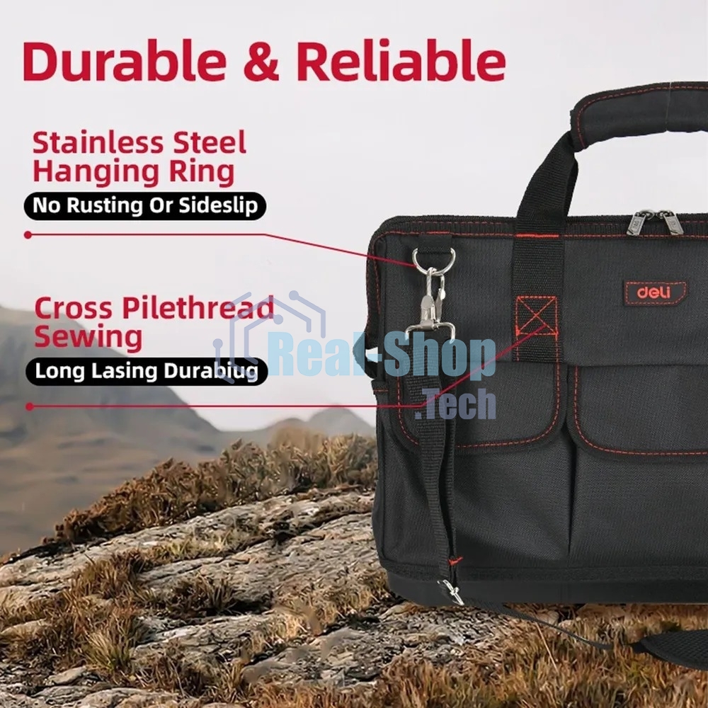 Сумка для инструментов Deli DL430901 Black Edition