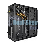 Компьютерный корпус Miditower ExeGate XP-329S-UNS400 (ATX, БП UNS400 с вент. 12см, 2*USB, аудио, черный)