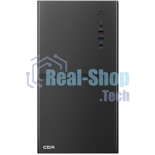 Компьютерный корпус CBR mATX Minitower V863, без БП, 1хUSB 3.0 Type C, 1хUSB 3.0, 1хUSB 2.0, HD Audio+Mic, черный PCC-MATX-V863-WPSU