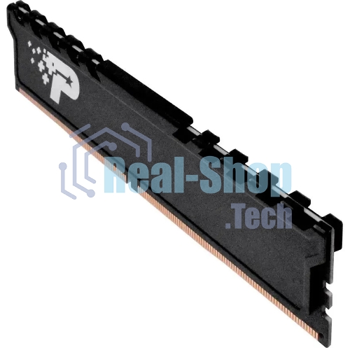 Оперативная память Patriot Signature Premium, DDR4, 8GB (1x8GB), 3200 MHz, CL22, с радиатором, чёрный