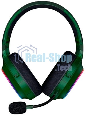 Гарнитура Razer Barracuda X Chroma Phantom Green Edition зелёный, беспроводная, Bluetooth, до 70 ч, подсветка