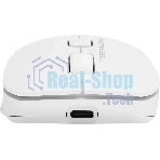 Мышь беспроводная A4Tech Fstyler FG16CS Air белый, 2000 dpi, радиоканал, USB, кнопки - 3