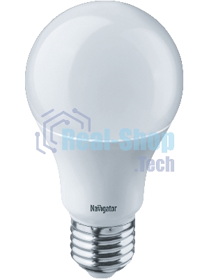 Лампа светодиодная Navigator NLL-A60-10-230-2.7K-E27 10 Вт грушевидная 2700К тепл. белый E27 750 лм 170-260В