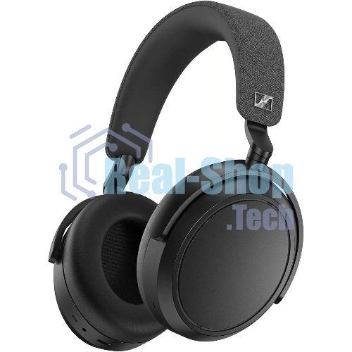Беспроводные/проводные наушники Sennheiser Momentum 4 Wireless черный, полноразмерные, Bluetooth + Jack 3.5 мм, активное шумоподавление, до 60 ч