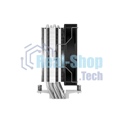 Кулер для процессора DEEPCOOL AG400 черный, 120 мм, алюминий/медь, 2000 об/мин, 31.6 дБ, 4 pin, 220 Вт, 150 мм