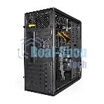 Компьютерный корпус Miditower ExeGate XP-329S-UNS400 (ATX, БП UNS400 с вент. 12см, 2*USB, аудио, черный)