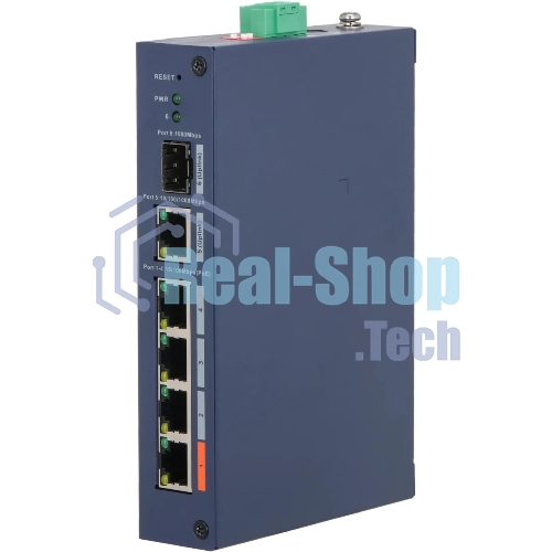 Коммутатор Dahua DH-CHS4106-4ET-60, 1×1 Гбит/с, управляемый