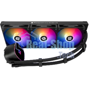 Система жидкостного охлаждения Thermalright Frozen Horizon 360 V2 ARGb Soc-AM5/AM4/1200/1700/1851 черный 4-pin 29.5dB Al Ret (F-HORIZON-360-BL-V2)