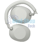 Беспроводные/проводные наушники Sony WH-1000XM6 серебро, полноразмерные, Bluetooth + проводной, адаптивное активное шумоподавление, до 40 ч