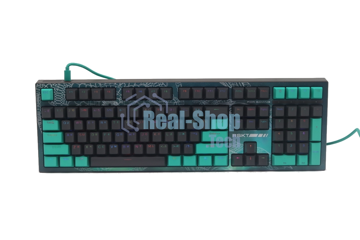 Клавиатура Raskat KM002 проводная, USB Type-A, серый (UV)
