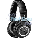 Беспроводные/проводные наушники Audio-Technica ATH-M50xBT2 черный, полноразмерные, Bluetooth + проводной, до 50 ч