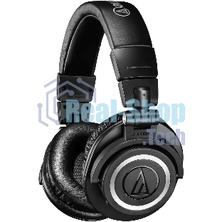 Беспроводные/проводные наушники Audio-Technica ATH-M50xBT2 черный, полноразмерные, Bluetooth + проводной, до 50 ч