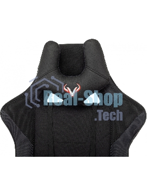 Кресло Бюрократ VIKING 4 AERO BLACK EDITION черный, экокожа, 120 кг, механизм качания