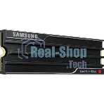 Накопитель SSD 2Tb Samsung 9100 PRO, M.2, PCI-E 5.0 x4, TLC 3D NAND R/W - 14700 (14800)/13400 (13300) Mb/s с радиатором
