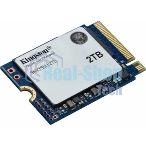 Накопитель SSD Kingston NV3, 2000Gb, M.2(22x30мм), NVMe, PCIe 4.0 x4, 3D TLC, R/W 6000/5000Mb/s, TbW 640, DWPD 0.2