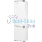 Встраиваемый холодильник Gorenje NRKI519E82WF, 193 см, электронное управление, цифровой дисплей, Wi-Fi, NoFrost Dual, Multiflow 360, контейнер CrispZone с контролем влажности, функция ConvertActive, AdaptTech, MultiAdjust, жесткое крепление, инверторный компрессор, уровень шума 35 дБ