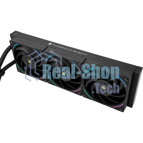 Система жидкостного охлаждения Thermalright Elite Vision 360 (360mm, LED, Black, ARGB/Fans: 3x120mm, 69CFM, 27dBA, 2150RPM/Pump height 63mm, Rad thickness 27mm/S: 1700, 1200, 1851, 115X, 2011, 2066, AM5, AM4)