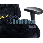 Кресло игровое Zombie 51 черный Light-20 крестов. пластик