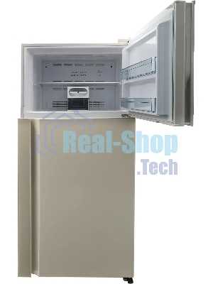 Холодильник Hitachi R-V660PUC7-1 BEG бежевый двухкамерный 405/145л морозилка сверху, No Frost